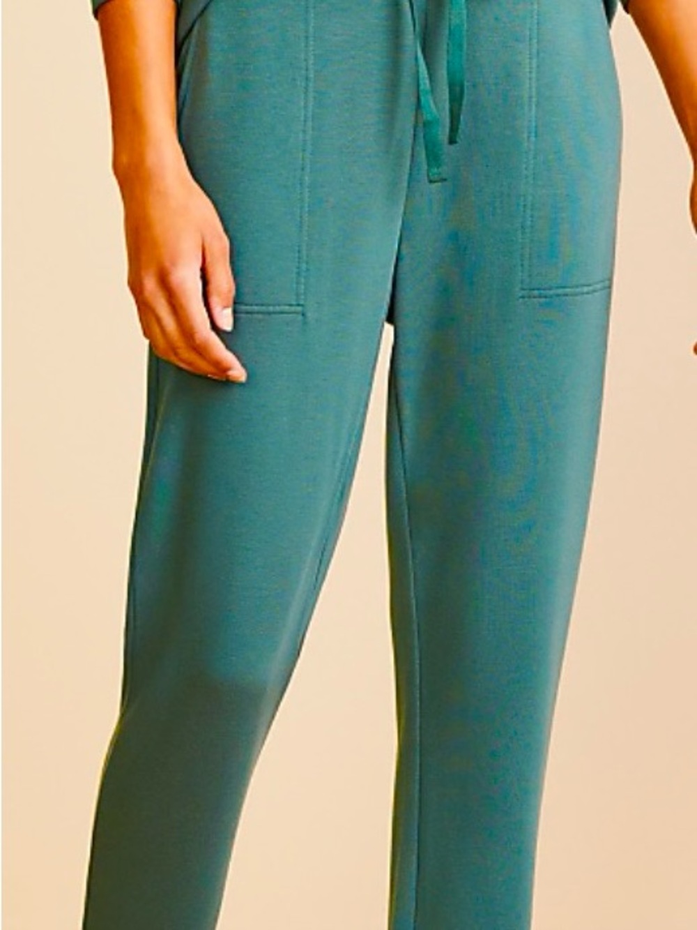 Lou& Grey Forrest Green Loungewear Soft Pants. M